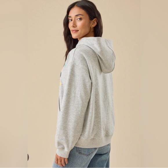 Altar'd State Oversized Grey NYC Graphic Hoodie (Size XS) - Picture 4 of 12